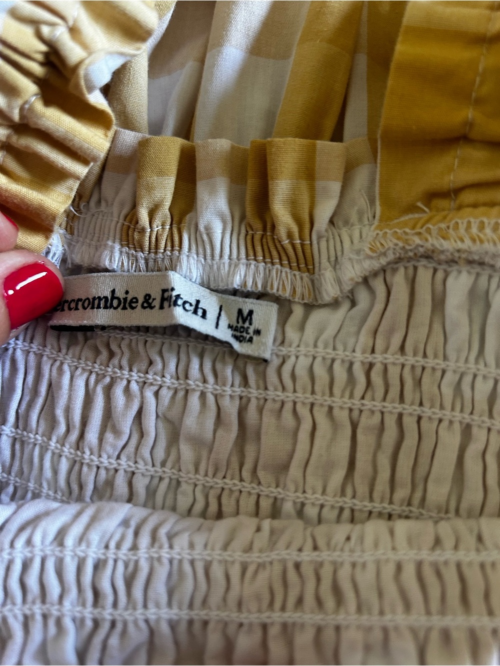Abercrombie&Fitch Gingham Maxi Dress - Picture 3 of 6